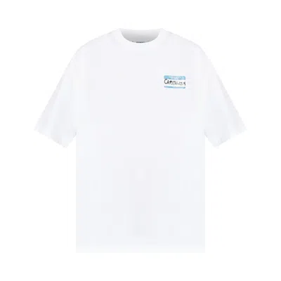 Pre-owned Vetements Sticker T-shirt 'white' | Men's Size L