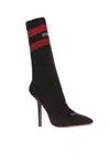 Vetements 11cm Fabric Socks Boots In Black
