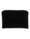 Vetements Strapless Knitted Top In Black