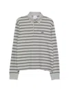 Vetements Horizontal Stripe Pattern Polo Collar In Multi