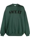 Vetements Sweat Cotton Blend Sweatshirt In Green