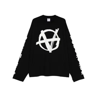 Vetements Black Double Anarchy Hoodie | ModeSens Vetements Black Double Anarchy Hoodie | ModeSens