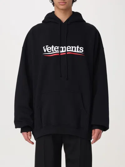 Vetements 卫衣  男士 颜色 黑色 In Black