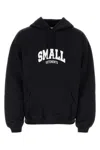 Vetements Felpa Oversize In Misto Cotone Nero Uomo In Black