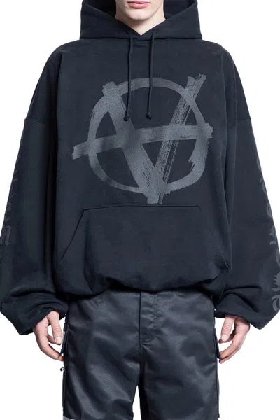 Vetements Sweatshirts In Black