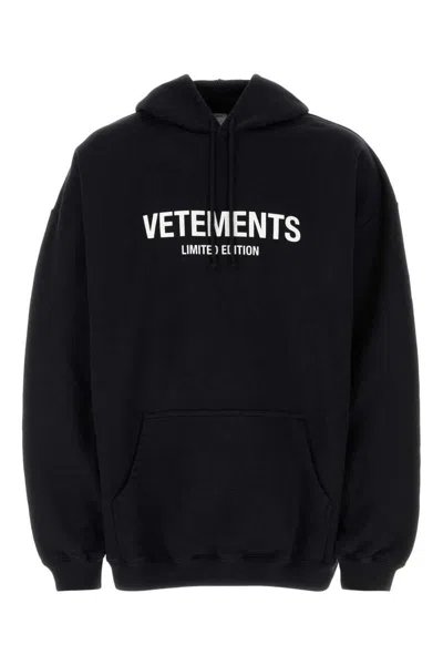 Vetements Sweatshirts In Black