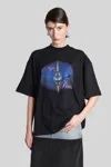 Vetements T-shirt In Black Cotton In Black