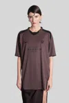 Vetements T-shirt In Brown Polyester In Brown