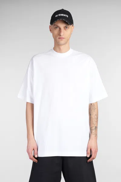 Vetements T-shirt In White Cotton