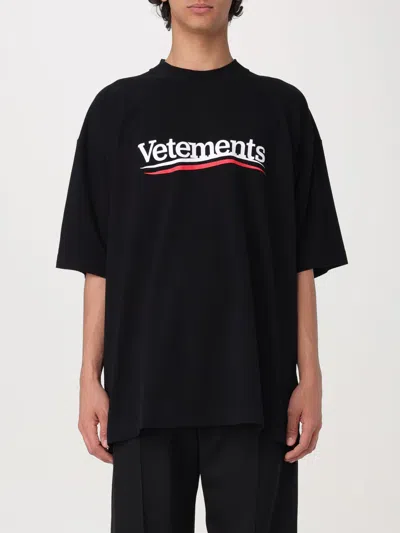 Vetements T-shirt  Men Color Black