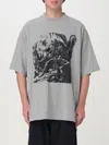 Vetements Goth T-shirt Gray In Grey