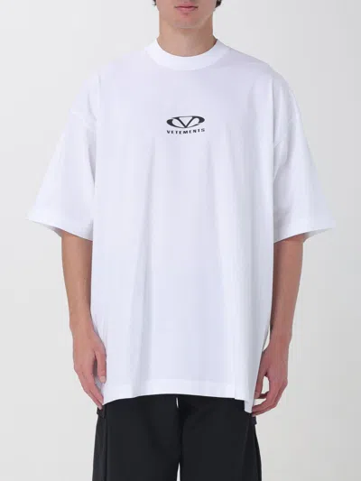 VETEMENTS T-SHIRT VETEMENTS MEN COLOR WHITE,G60968001