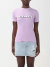 VETEMENTS T-SHIRT VETEMENTS WOMAN COLOR PINK,F48170010