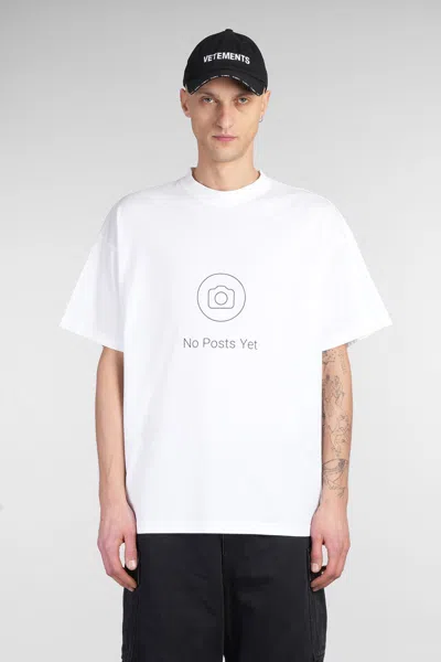 Vetements T-shirt In White