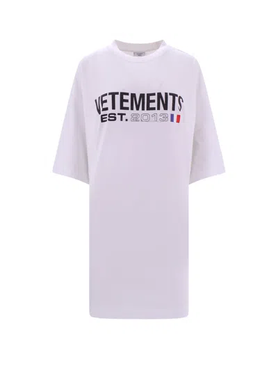 Vetements T-shirt In White