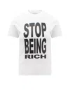 Vetements Short-sleeved Slogan T-shirt In White