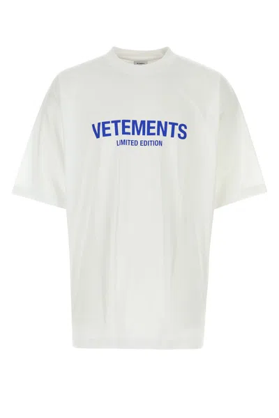 Vetements T-shirts-m Nd  Male,female In Burgundy
