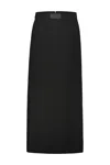 Vetements Tailored Maxi Skirt In Black