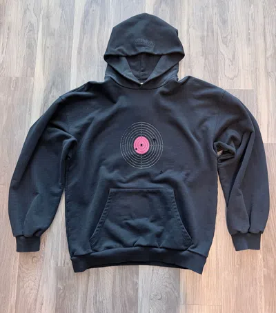 Pre-owned Vetements Target Bullet Hole Hoodie In Black