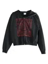 Vetements Text-print Zip-up Hoodie In Black
