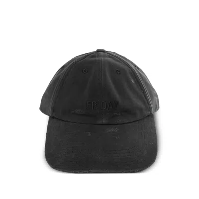 Vetements Text-motif Baseball Cap In Orange