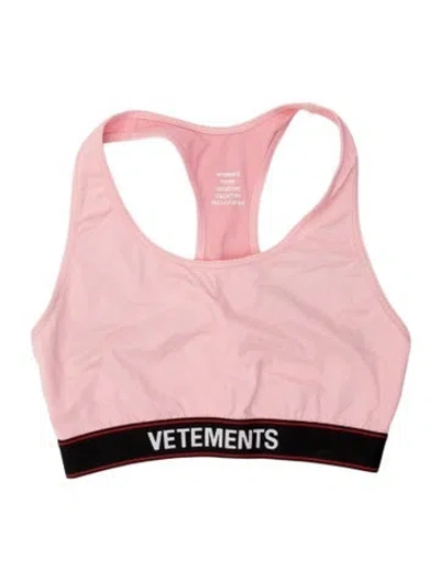 Pre-owned Vetements Top In Pink