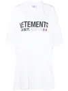 VETEMENTS VETEMENTS LOGO COTTON T-SHIRT