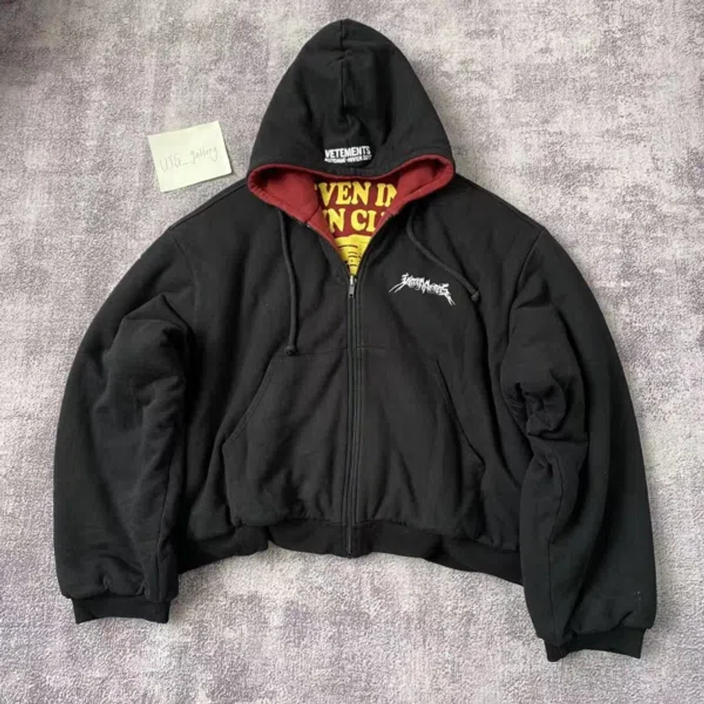 Pre-owned Vetements Total Fucking Darkness Tfd Reversible