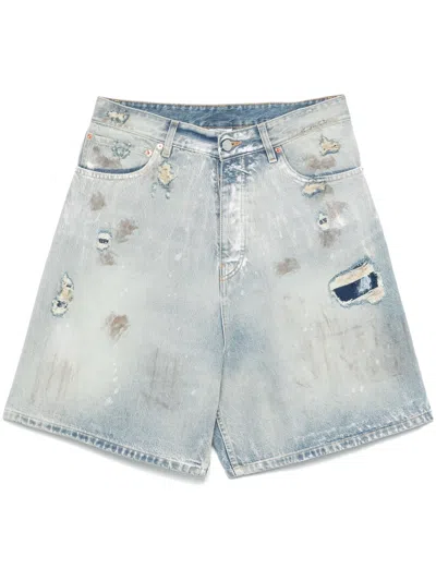 VETEMENTS TRASHED SHORTS