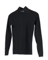 Vetements Turtleneck Top In Black Cotton In Black