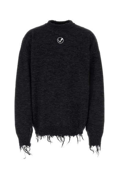 Vetements Two-tone Wool Oversize Sweater