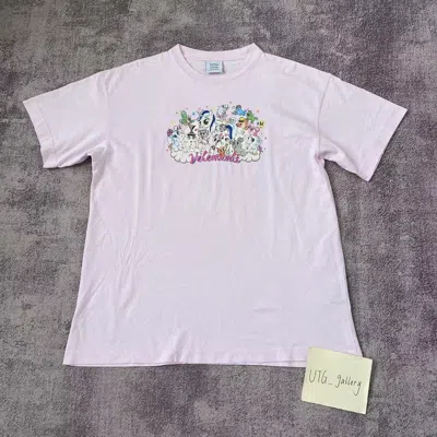Pre-owned Vetements Unicorn T-shirt In White