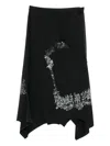 Vetements Upside-down T-skirt Skirt In Black