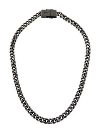 Pre-owned Vetements Usb-c Chain Necklace, 21" In Multi