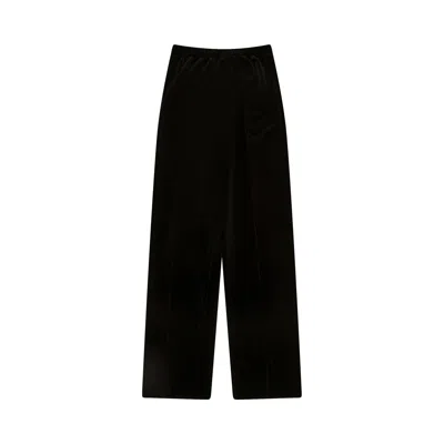 Pre-owned Vetements Velvet Fitted Pants 'black' | Women's Size S