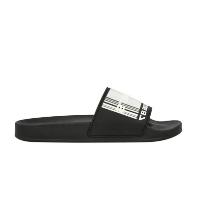 Pre-owned Vetements Logo Pool Slider 'barcode - Black White' | Men's Size 43