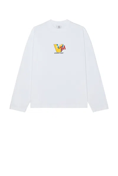 Vetements Long-sleeved T-shirt In White