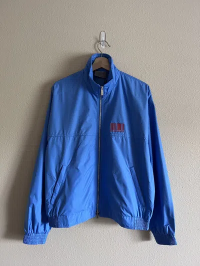 Pre-owned Vetements Vtmnts Barcode Track Jacket In Blue
