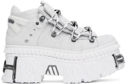 Vetements White New Rock Edition Platform Sneakers