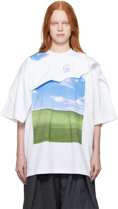 Vetements White Desktop Double Layered T-shirt