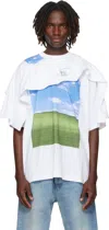 Vetements White Desktop Double Layered T-shirt In White