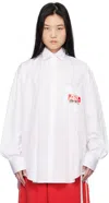 Vetements White 'for Rent' Classic Shirt In White