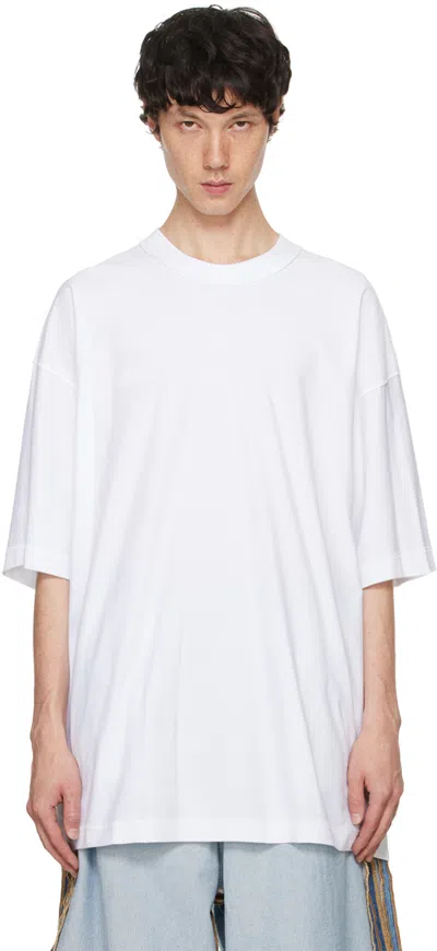 Vetements White Inside Out Label T-shirt
