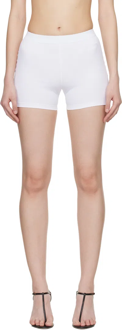 Vetements White Push-up Yoga Shorts