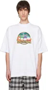 Vetements White 'south Park' Oversized T-shirt In White