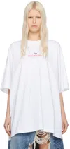 Vetements White Spring Water T-shirt In White
