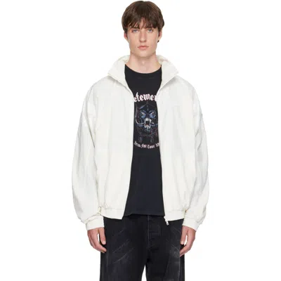 Vetements White Tape Tracksuit Jacket In Multi