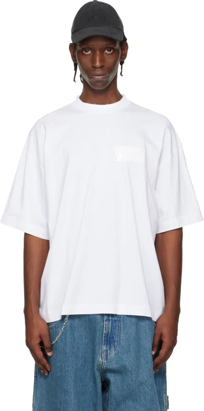 Vetements White Taped Logo T-shirt