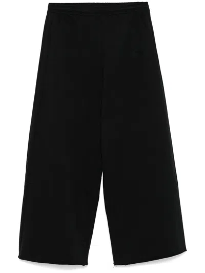 Vetements Wide-leg Track Trousers In Black