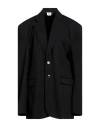 Vetements Woman Blazer Black Size L Polyester In Black
